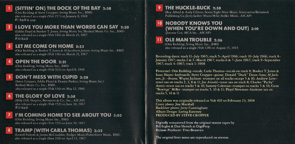 Otis Redding : The Dock Of The Bay (CD, Album, RE, RM)
