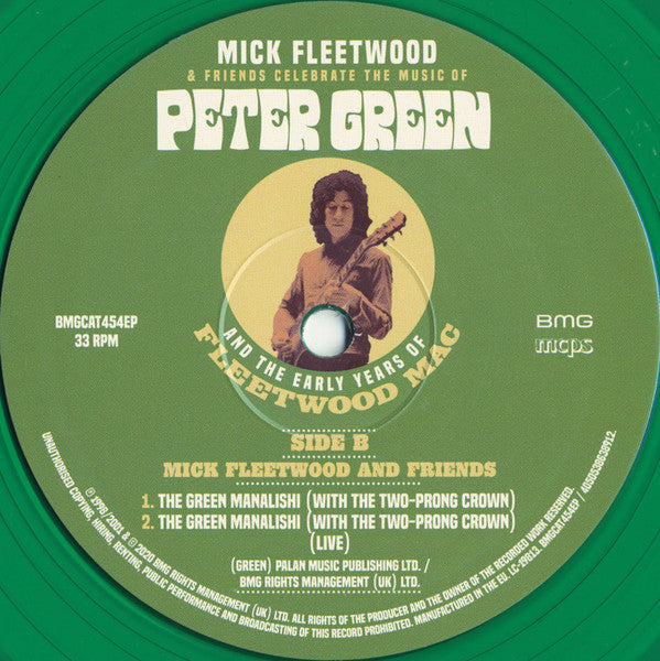 Mick Fleetwood & Friends : The Green Manalishi (With The Two-Prong Crown) (12", EP, Ltd, Gre)