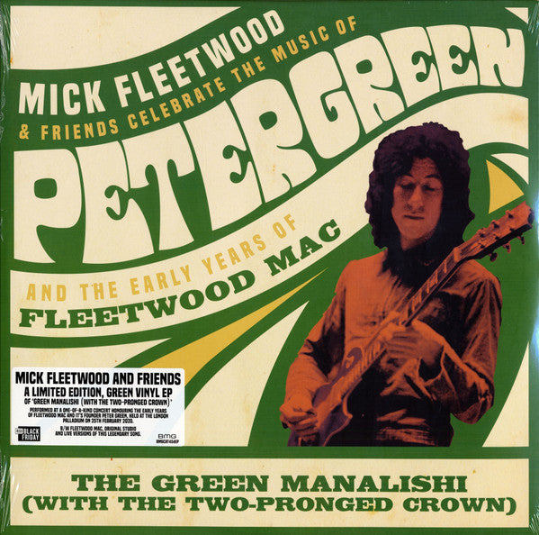 Mick Fleetwood & Friends : The Green Manalishi (With The Two-Prong Crown) (12", EP, Ltd, Gre)