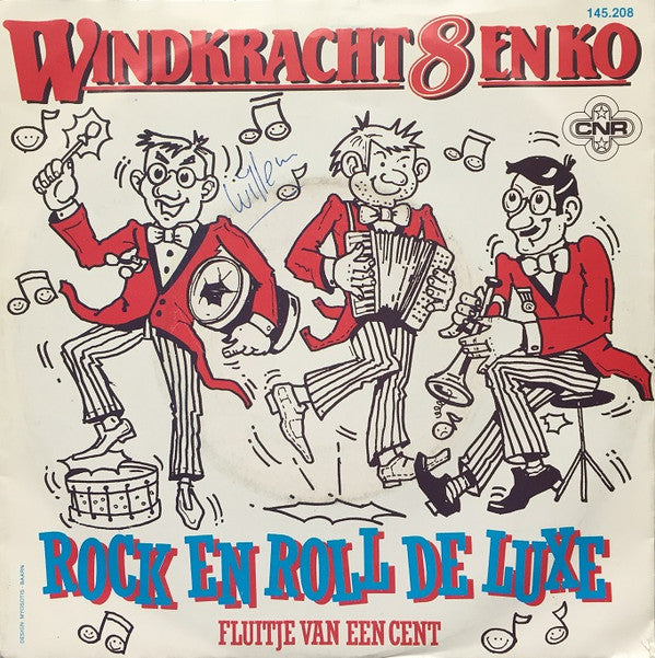 Windkracht 8 En Ko : Rock En Roll De Luxe (7", Single)
