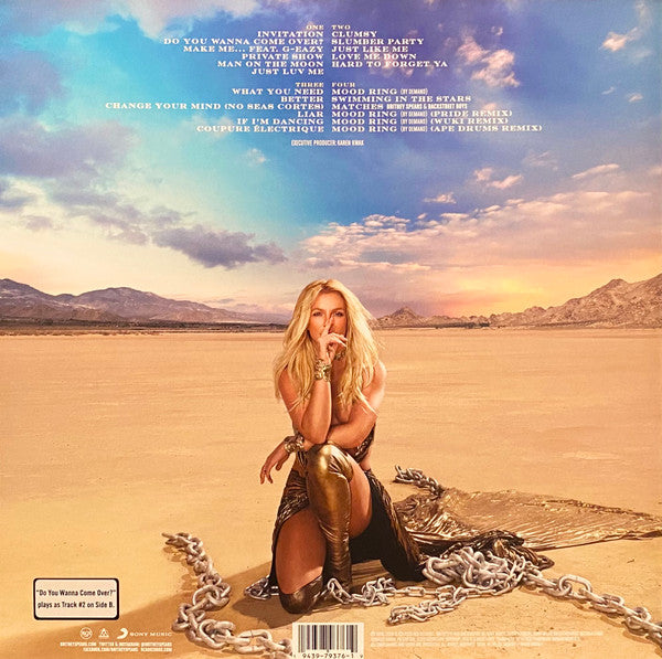 Britney Spears : Glory (2xLP, Album, Dlx, Ltd, MP, RE, Whi)