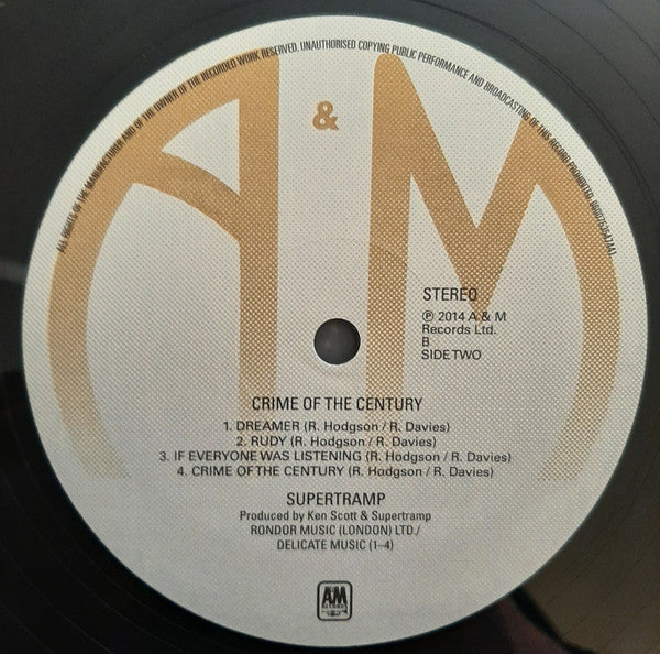 Supertramp - Crime Of The Century  (LP) - Discords.nl