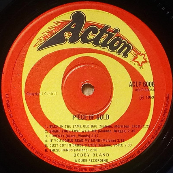 Bobby Bland : A Piece Of Gold (LP, Comp, Mono)