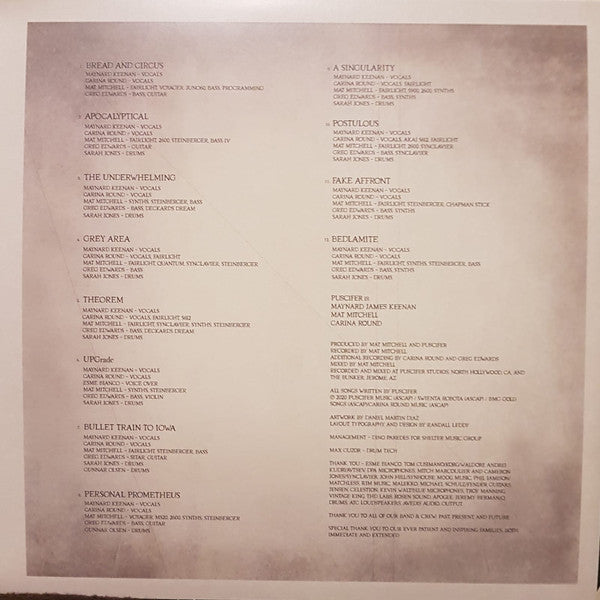 Puscifer : Existential Reckoning (2xLP, Album, Gat)