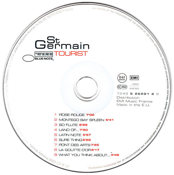 St Germain : Tourist (CD, Album + CD, Comp + Ltd)