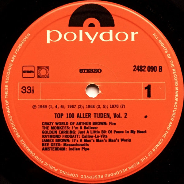 Various : Top 100 Aller Tijden Vol.2 (LP, Comp)
