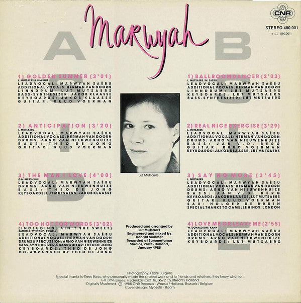 Marwyah* : Marwyah (10", Album)