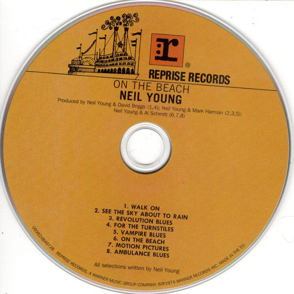 Neil Young : On The Beach (CD, Album, RE, RM)