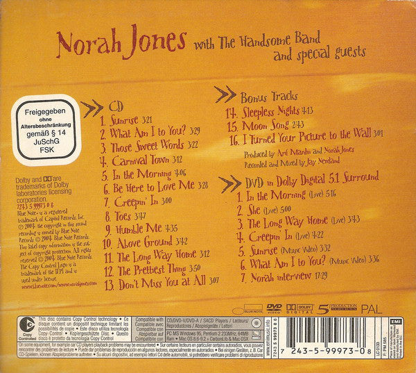 Norah Jones : Feels Like Home (CD, Album, Copy Prot., RE + DVD-V, PAL + Dlx)