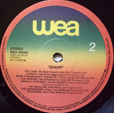 Various : Sharp (16 Sharp New Rock Acts) (LP, Comp)