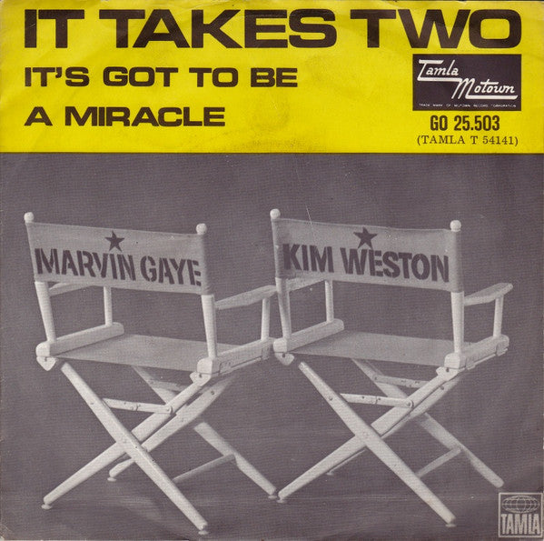 Marvin Gaye & Kim Weston : It Takes Two (7", Single)