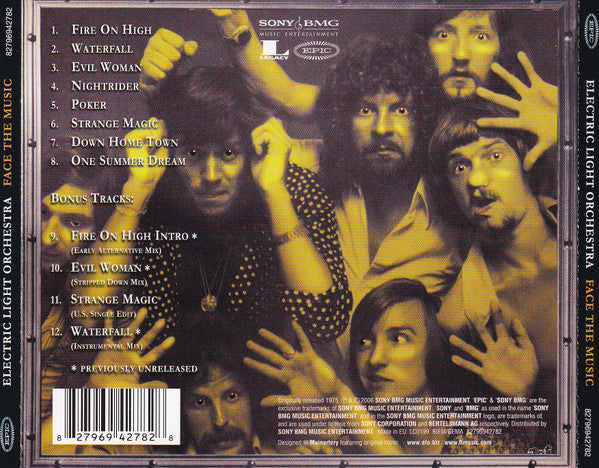 Electric Light Orchestra : Face The Music (CD, Album, RE, RM)