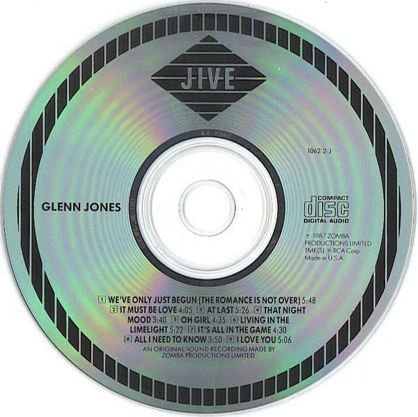 Glenn Jones : Glenn Jones (CD, Album)