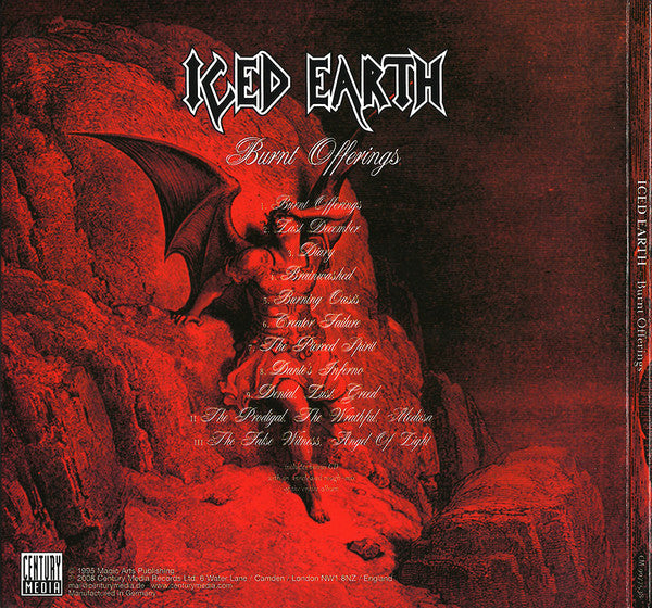Iced Earth : Burnt Offerings (CD, Album, RE + CD, Album + Ltd)