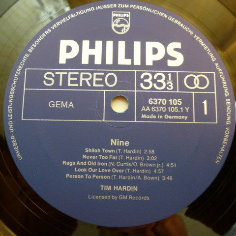 Tim Hardin : Nine (LP, Album)