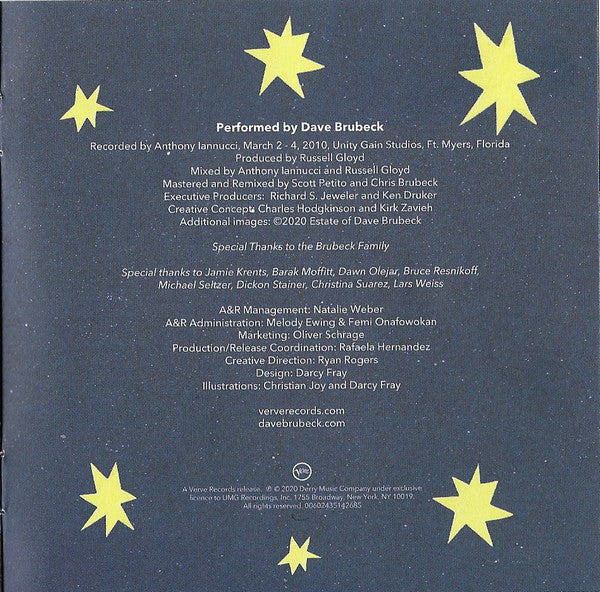 Dave Brubeck : Lullabies (CD, Album)