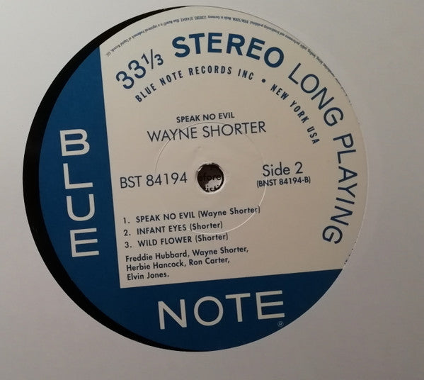 Wayne Shorter : Speak No Evil (LP, Album, RE, 180)