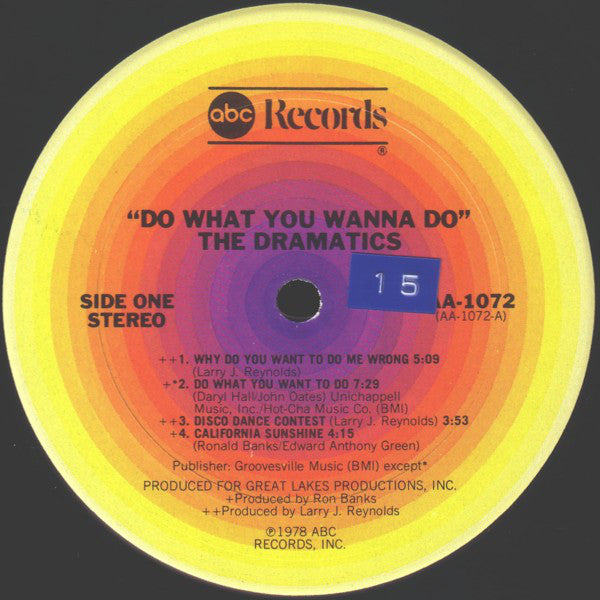 The Dramatics : Do What You Wanna Do (LP, Album)