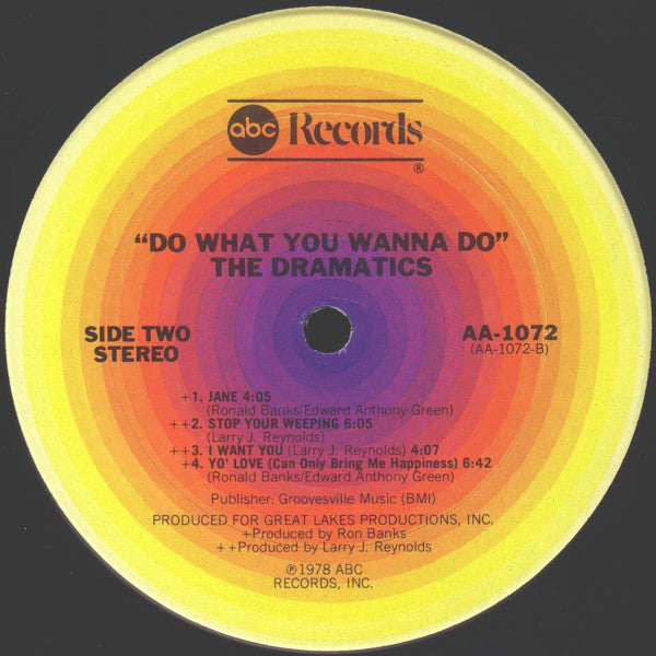 The Dramatics : Do What You Wanna Do (LP, Album)