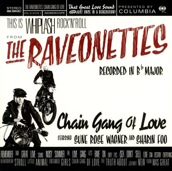 The Raveonettes : Chain Gang Of Love (LP, Album, Ltd, Num, RP, Red)