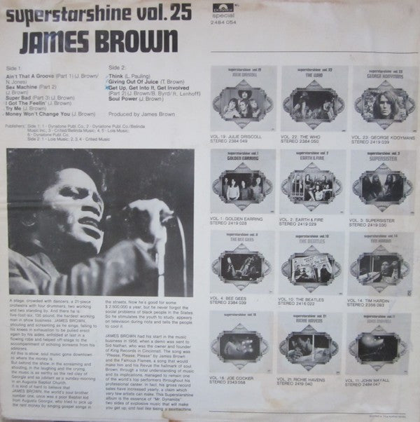 James Brown : Superstarshine Vol. 25 (LP, Comp)