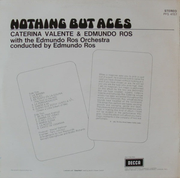 Caterina Valente & Edmundo Ros With Edmundo Ros & His Orchestra : Nothing But Aces (LP, Album)