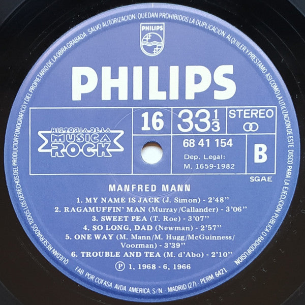 Manfred Mann : Manfred Mann (LP, Comp)