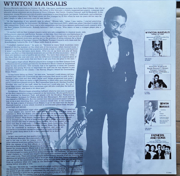 Wynton Marsalis : Trumpet Concertos (LP)