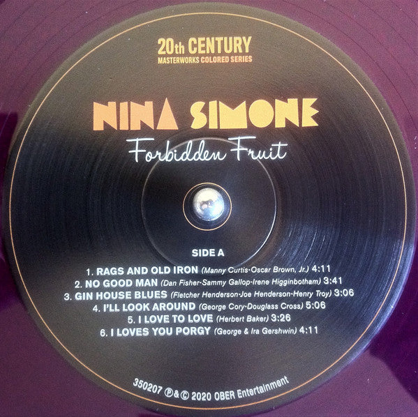 Nina Simone : Forbidden Fruit (LP, Album, Ltd, RE, Pur)