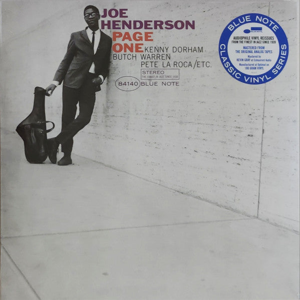 Joe Henderson : Page One (LP, Album, RE, 180)