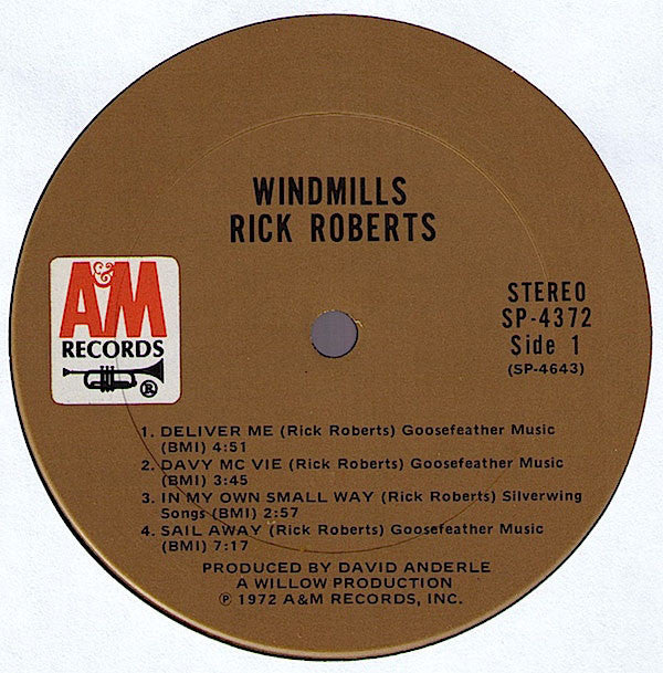 Rick Roberts : Windmills (LP, Album)