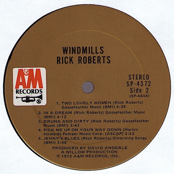 Rick Roberts : Windmills (LP, Album)