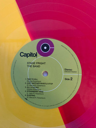 The Band : Stage Fright (LP, Album, Ltd, RE, RM, Red)