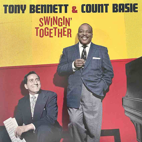 Tony Bennett & Count Basie : Swingin' Together (LP, Album, Ltd, RE, Red)