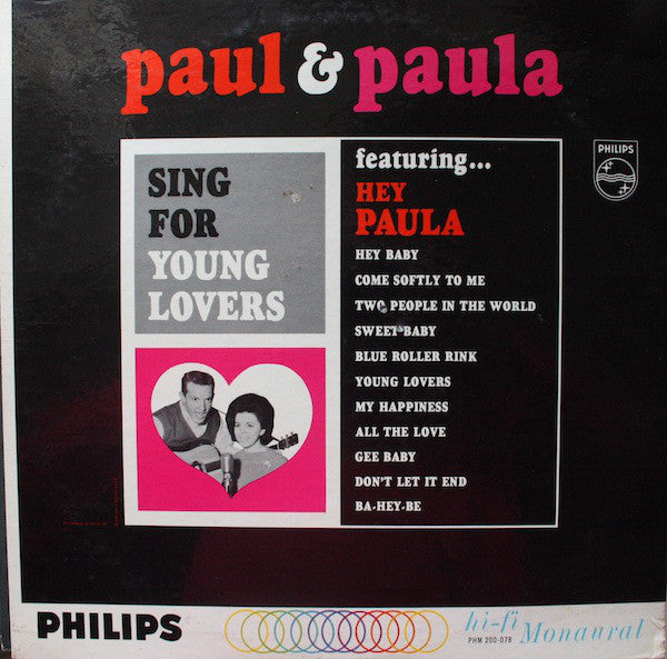 Paul & Paula : Sing For Young Lovers (LP, Mono)