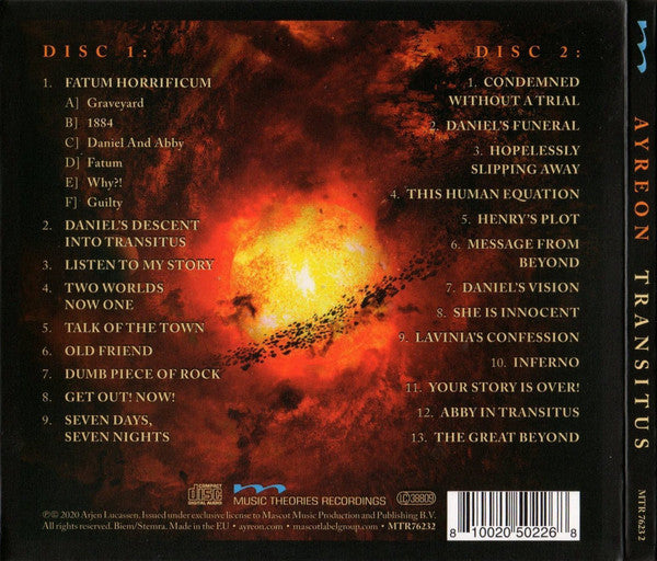 Ayreon : Transitus (2xCD, Album, Dig)
