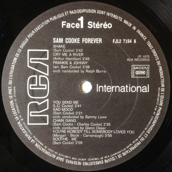 Sam Cooke : Forever (2xLP, Comp, Bla)