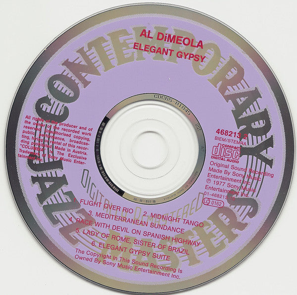Al Di Meola : Elegant Gypsy (CD, Album, RE, RM)