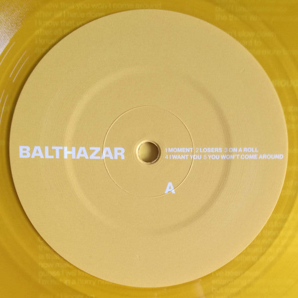 Balthazar (6) : Sand (LP, Album, Ltd, Yel)