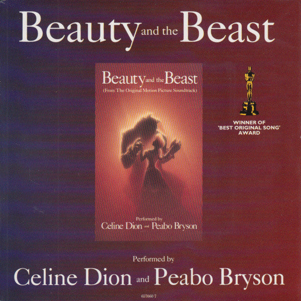 Céline Dion And Peabo Bryson : Beauty And The Beast (7", Single)