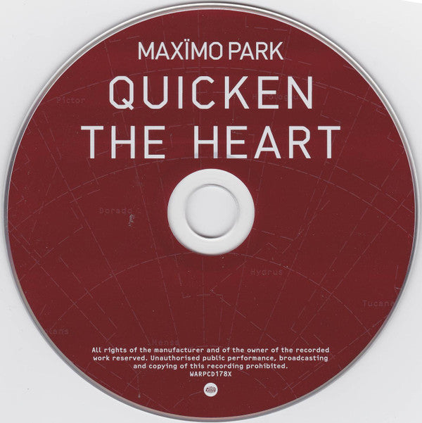 Maxïmo Park : Quicken The Heart (CD, Album + DVD, PAL, Reg + Box, S/Edition)