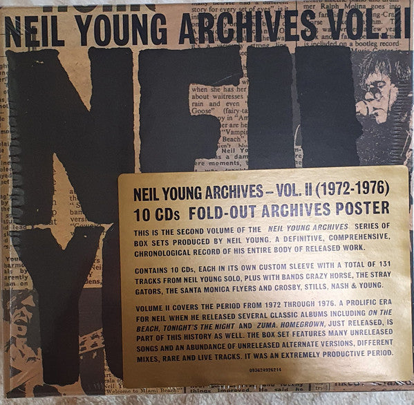 Neil Young : Neil Young Archives Vol. II (1972-1976) (Box, Comp + HDCD, Album + HDCD, Album, RE + HDCD, )