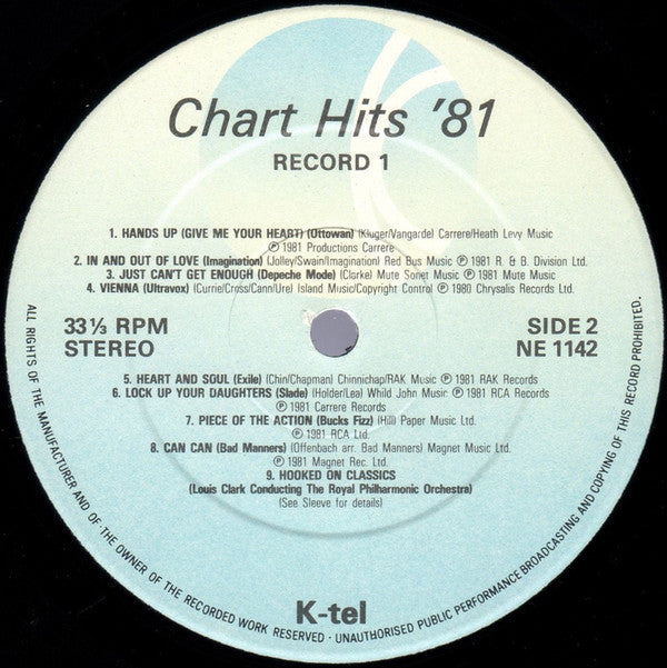 Various : Chart Hits 81 Volume 1 (LP, Comp)