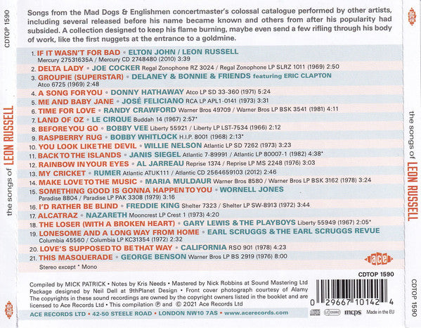 Various : The Songs Of Leon Russell (CD, Comp)