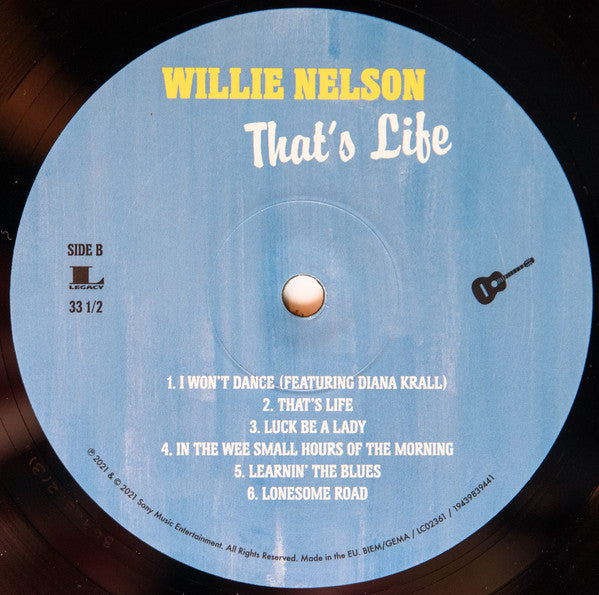 Willie Nelson : That's Life (LP, Album)