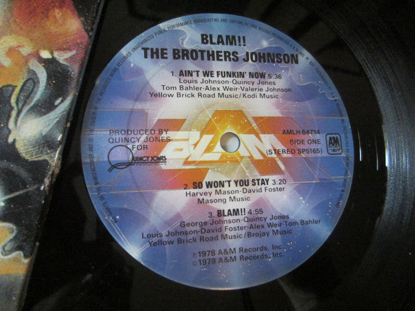 The Brothers Johnson* : Blam!! (LP, Album, Gat)