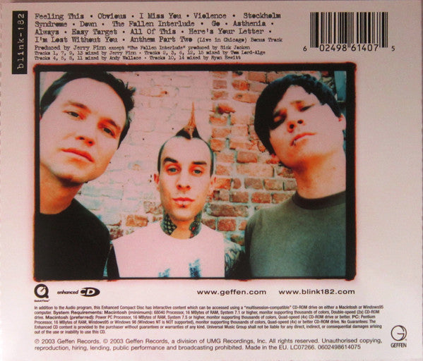 Blink-182 : Blink-182 (CD, Album, Enh)