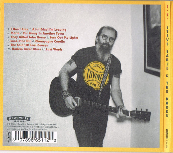 Steve Earle & The Dukes : J.T.  (CD, Album)