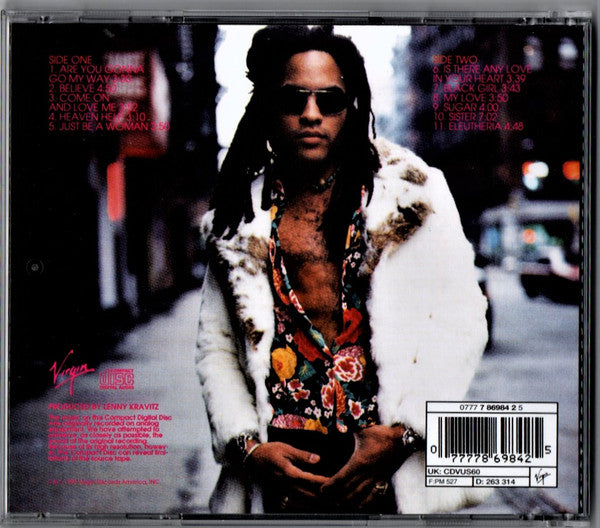 Lenny Kravitz : Are You Gonna Go My Way (CD, Album, RE, RP, Son)