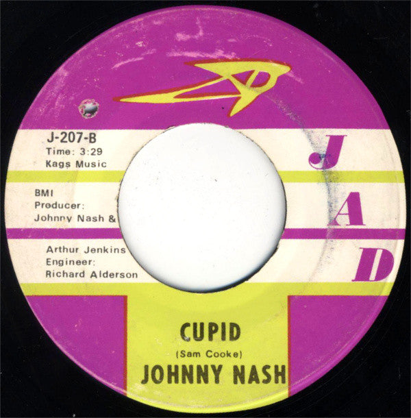 Johnny Nash : Hold Me Tight / Cupid (7", Single, RP, 1st)